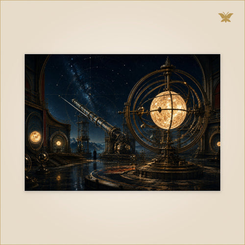 Observatory of Lost Suns — grand format 100 × 70 cm
