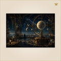 The Conservatory of Wandering Moons — grand format 100 × 70 cm