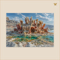 The Coral Skeleton of the Inland Tide — grand format 70 × 50 cm