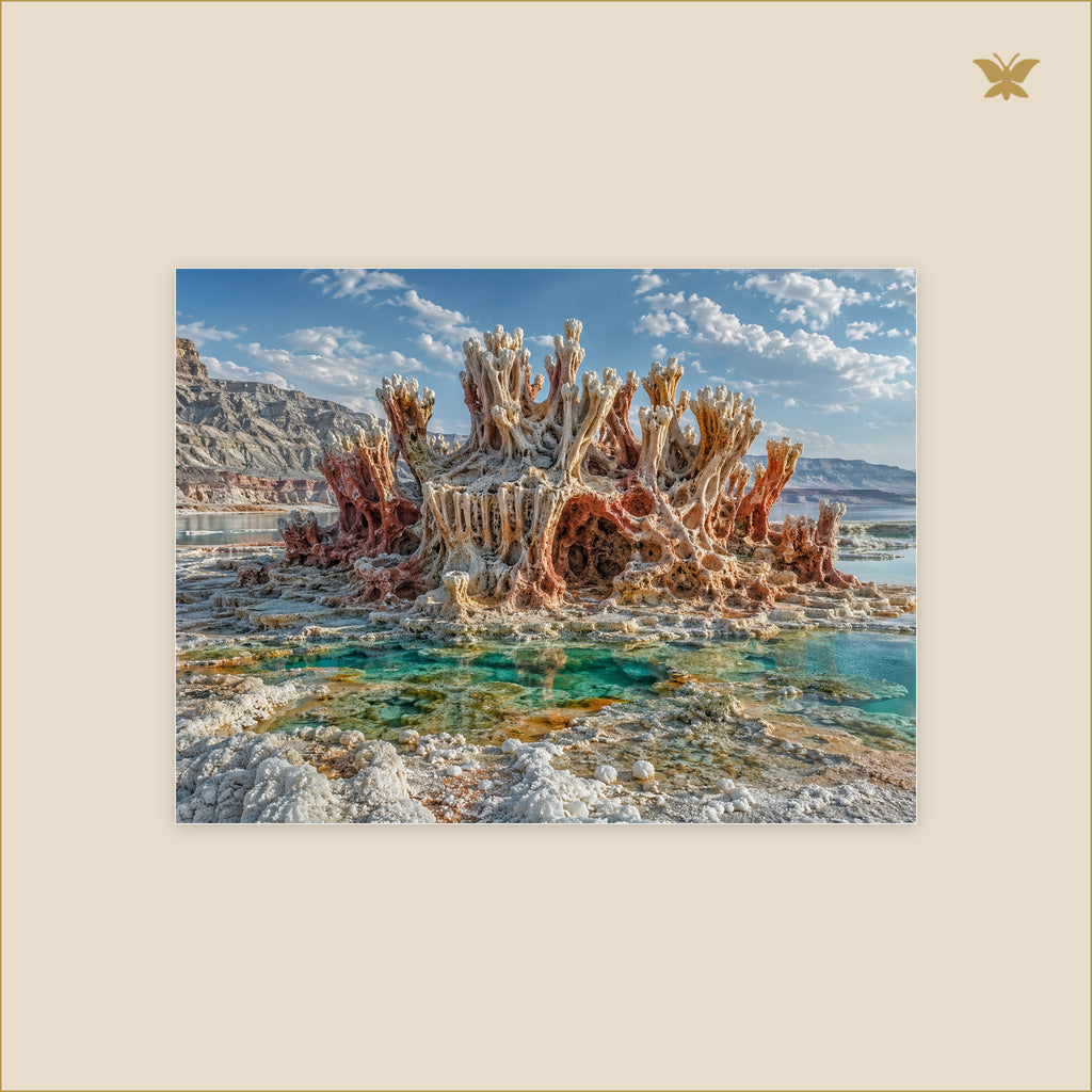 The Coral Skeleton of the Inland Tide — petit format 40 × 30 cm