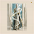 The Messenger of Pale Fire — tableau aluminium, mockup grand format