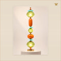 The Wasabi Lantern Totem — tableau aluminium, mockup grand format