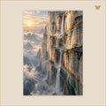 The Ivory Escarpment at First Light — grand format 70 × 100 cm