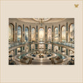 The Parlour Beyond the Ninth Arch — tableau aluminium, mockup grand format