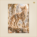 The Chimera of Salt Leaves — Grand 50 × 70 cm aluminium wall art