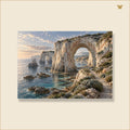 The Village Beyond the Coral Arches — mockup Premium grand 70 × 50 cm