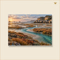 The Copper Marsh at Low Tide — mockup Premium grand 70 × 50 cm