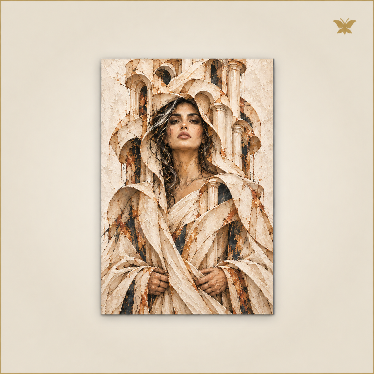 The Bearer of the Ivory Architecture — petit format 60 × 90 cm
