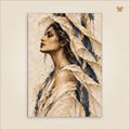 The Woman in the Folds of Light — grand format 70 × 100 cm