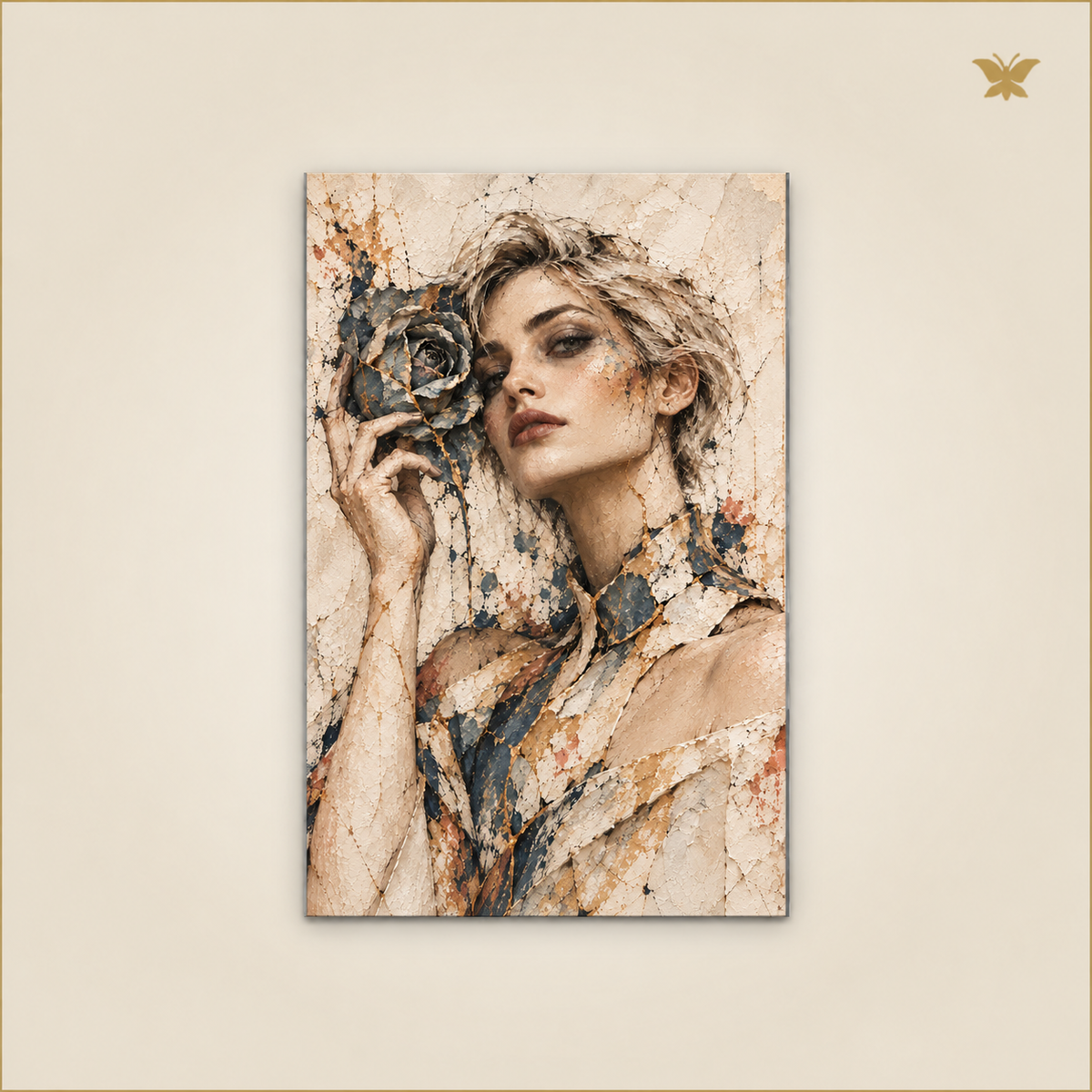 The Keeper of the Stone Rose — petit format 60 × 90 cm