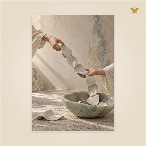A Pearl Passed Between Them — Grand 70 × 100 cm