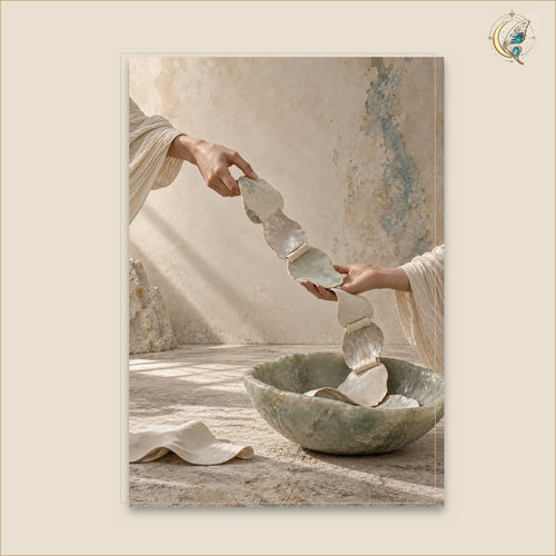 A Pearl Passed Between Them — Grand 70 × 100 cm
