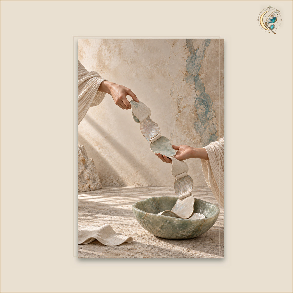 A Pearl Passed Between Them — Petit 60 × 90 cm
