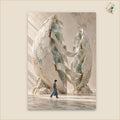 When the Pale Stone Opened — Grand 70 × 100 cm