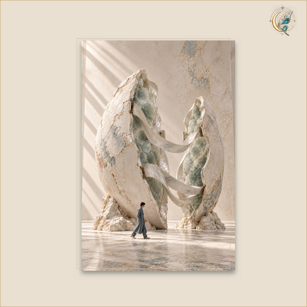 When the Pale Stone Opened — Petit 60 × 90 cm