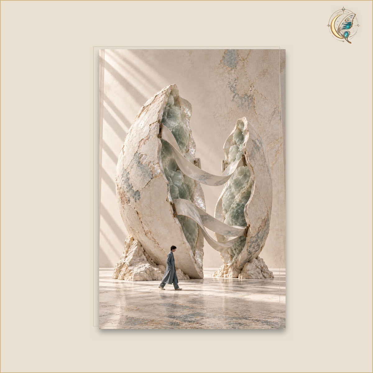 When the Pale Stone Opened — Petit 60 × 90 cm