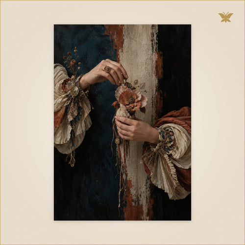 Hands for an Unseen Portrait — grand format 70 × 100 cm