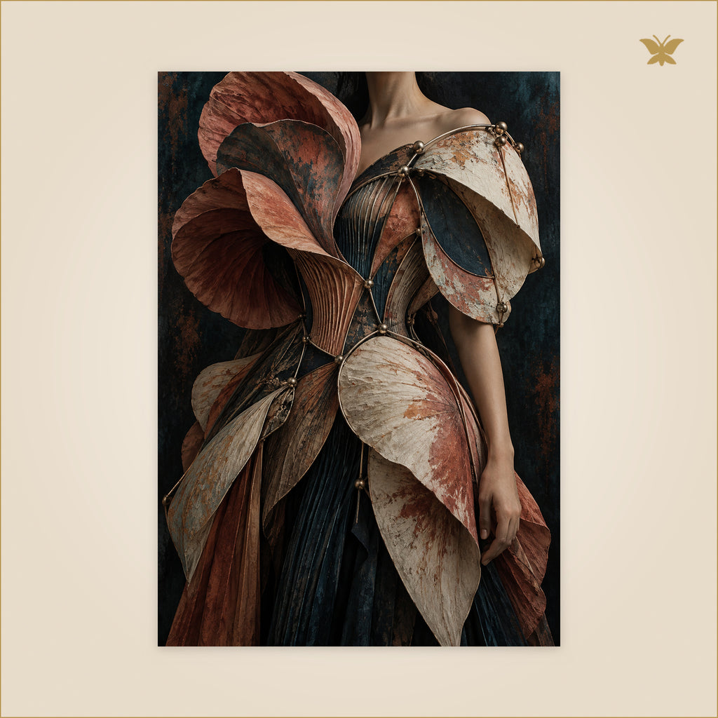 The Architecture of Petals — grand format 70 × 100 cm