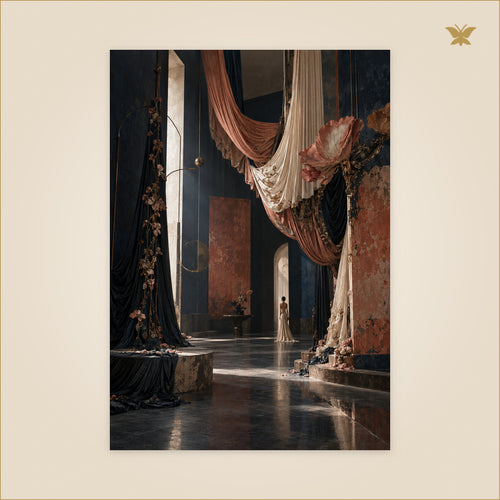 A Room Dressed for No One — grand format 70 × 100 cm