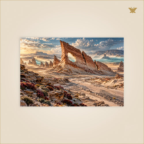 The Archive of Fossil Winds — petit format 90 × 60 cm