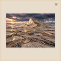 The Fold Beneath the Storm — grand format 100 × 70 cm