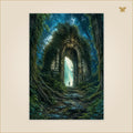The Gate Beneath the Ivy — grand format 70 × 100 cm