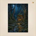 Shrine of the Last Fireflies — grand format 70 × 100 cm