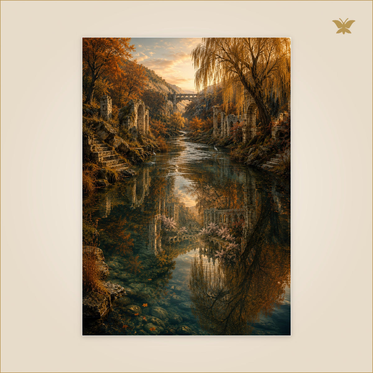 The River That Remembers — grand format 70 × 100 cm